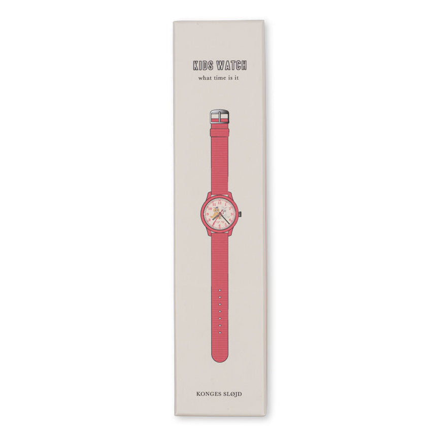 Konges Sløjd Kids Analogue Wrist Watch - Kitty Gelateria