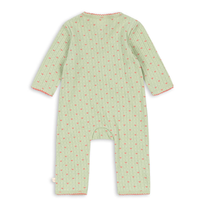 Konges Sløjd Minnie Long Sleeve Wrap Onesie - Coeur Lint
