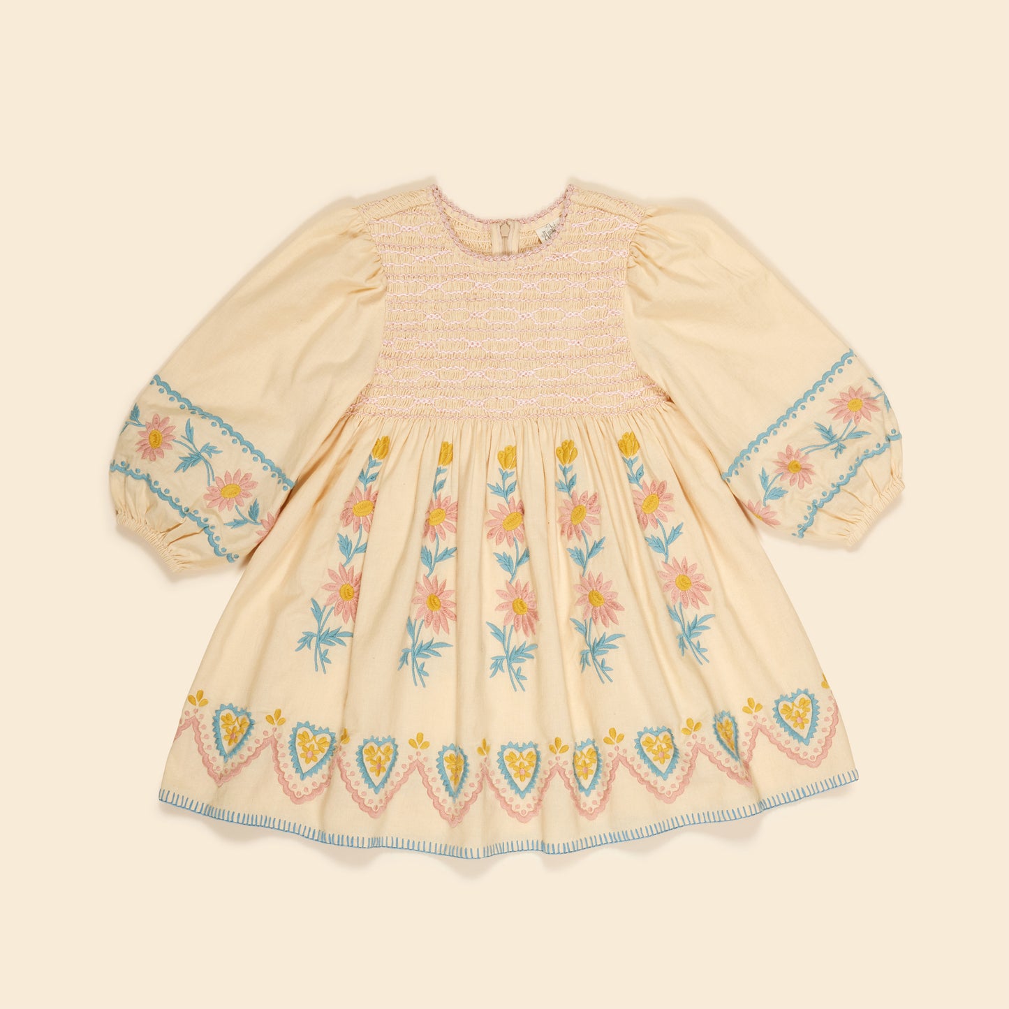 Apolina Penny Smock Dress - Cashew