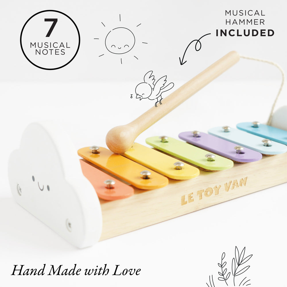 Le Toy Van Rainbow Wooden Xylophone