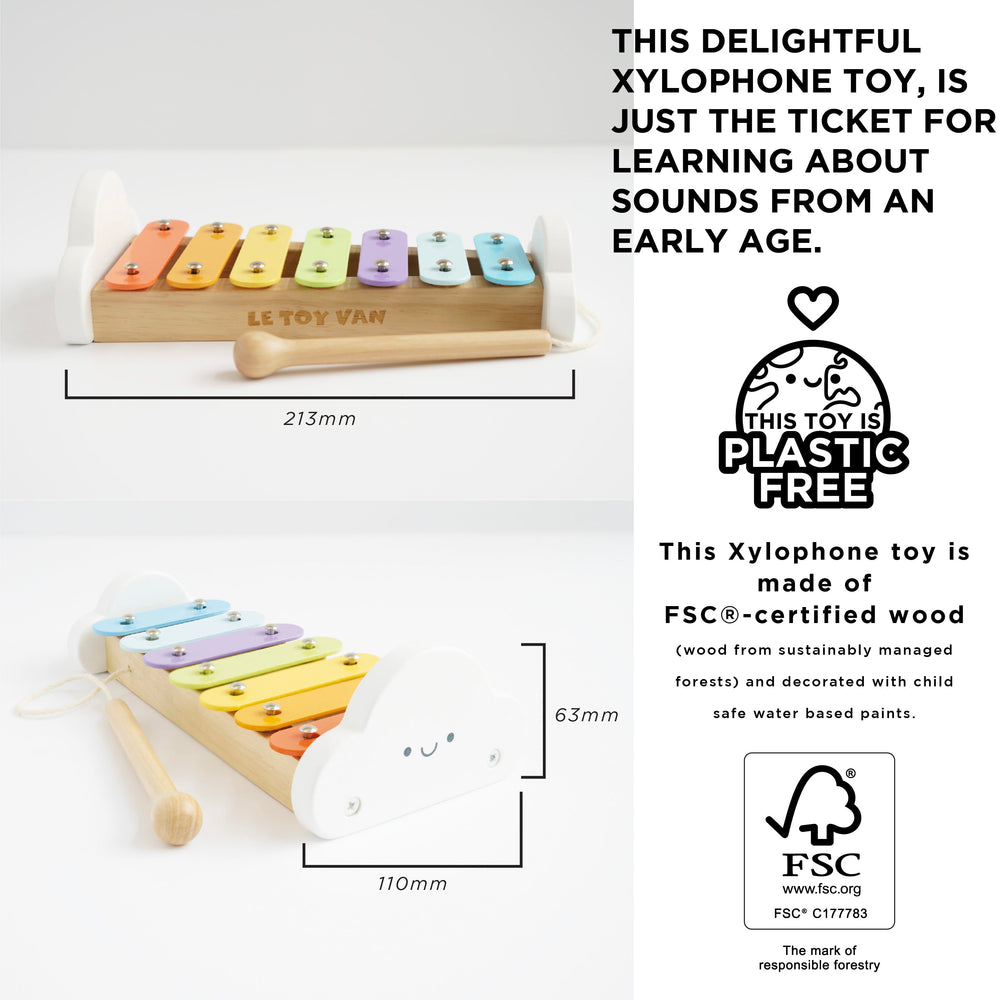 
                  
                    Le Toy Van Rainbow Wooden Xylophone
                  
                
