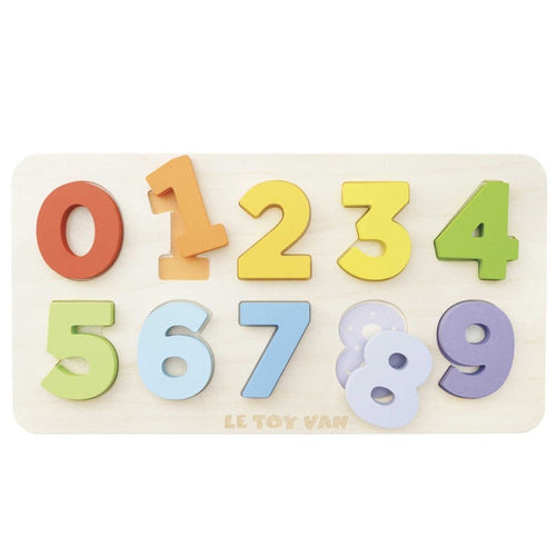 Le Toy Van Counting Wooden Numbers Shape Sorter Puzzle
