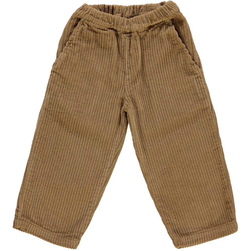 Poudre Organic Pomelos Corduroy Trousers - Dull Gold