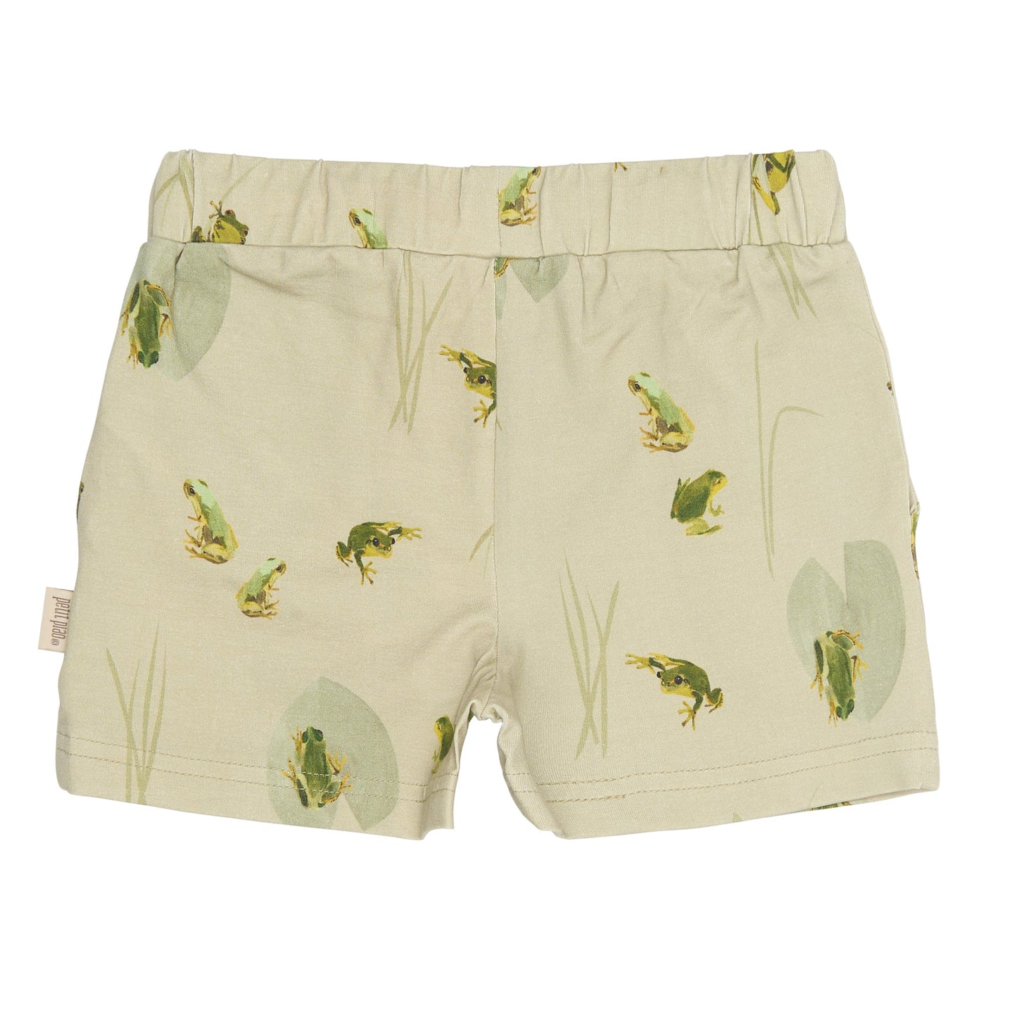 Petit Piao Jersey Shorts - Tidal Foam, Frog