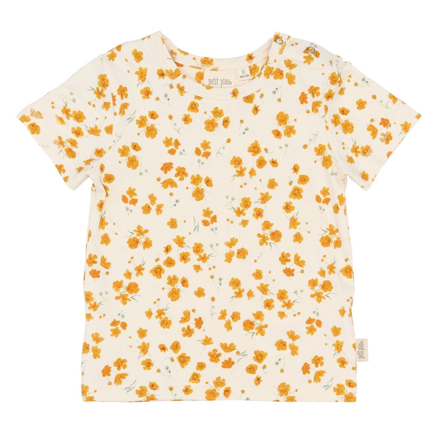 Petit Piao Short Sleeve Tee Shirt - Buttercup