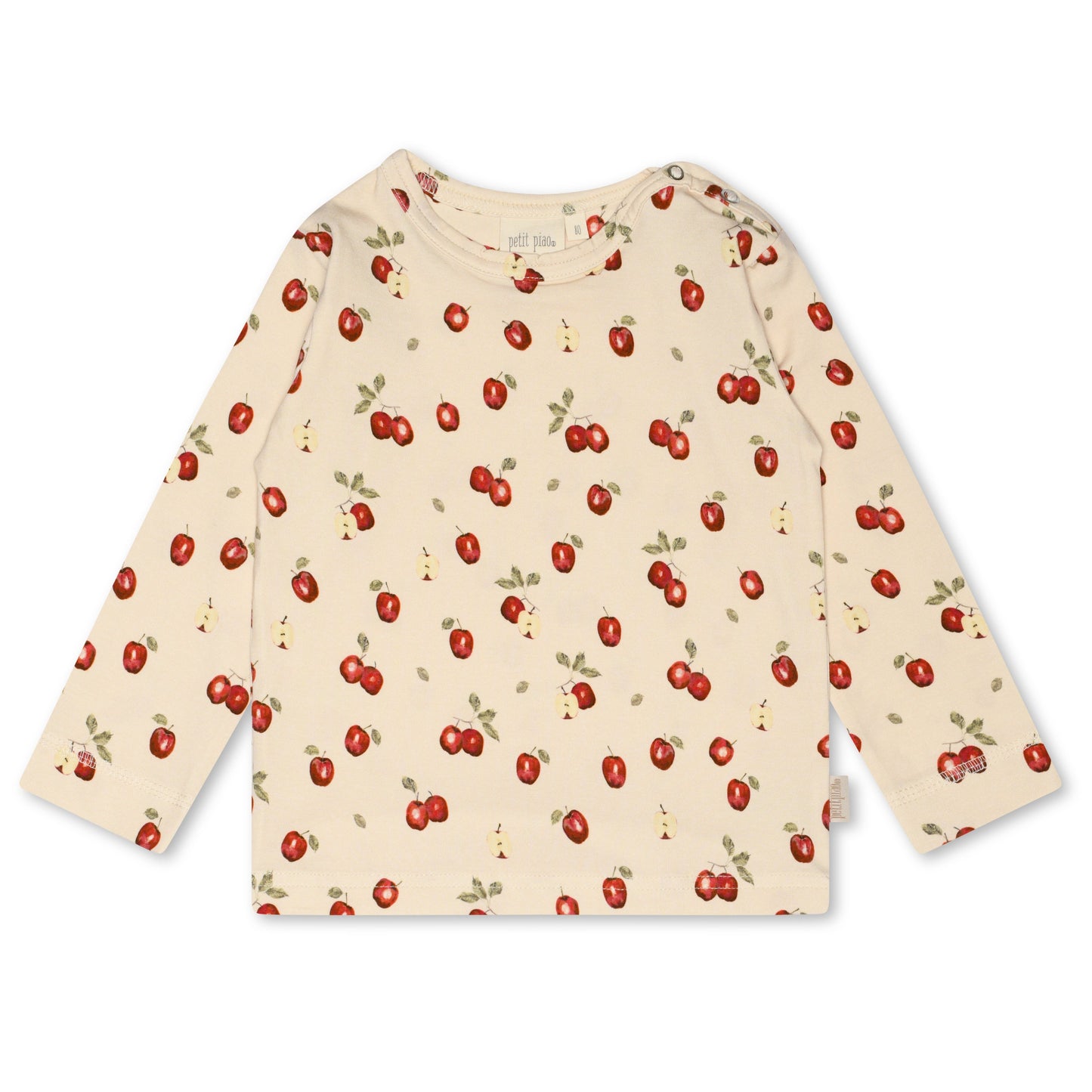 Petit Piao Long Sleeve Tee Shirt - Apple