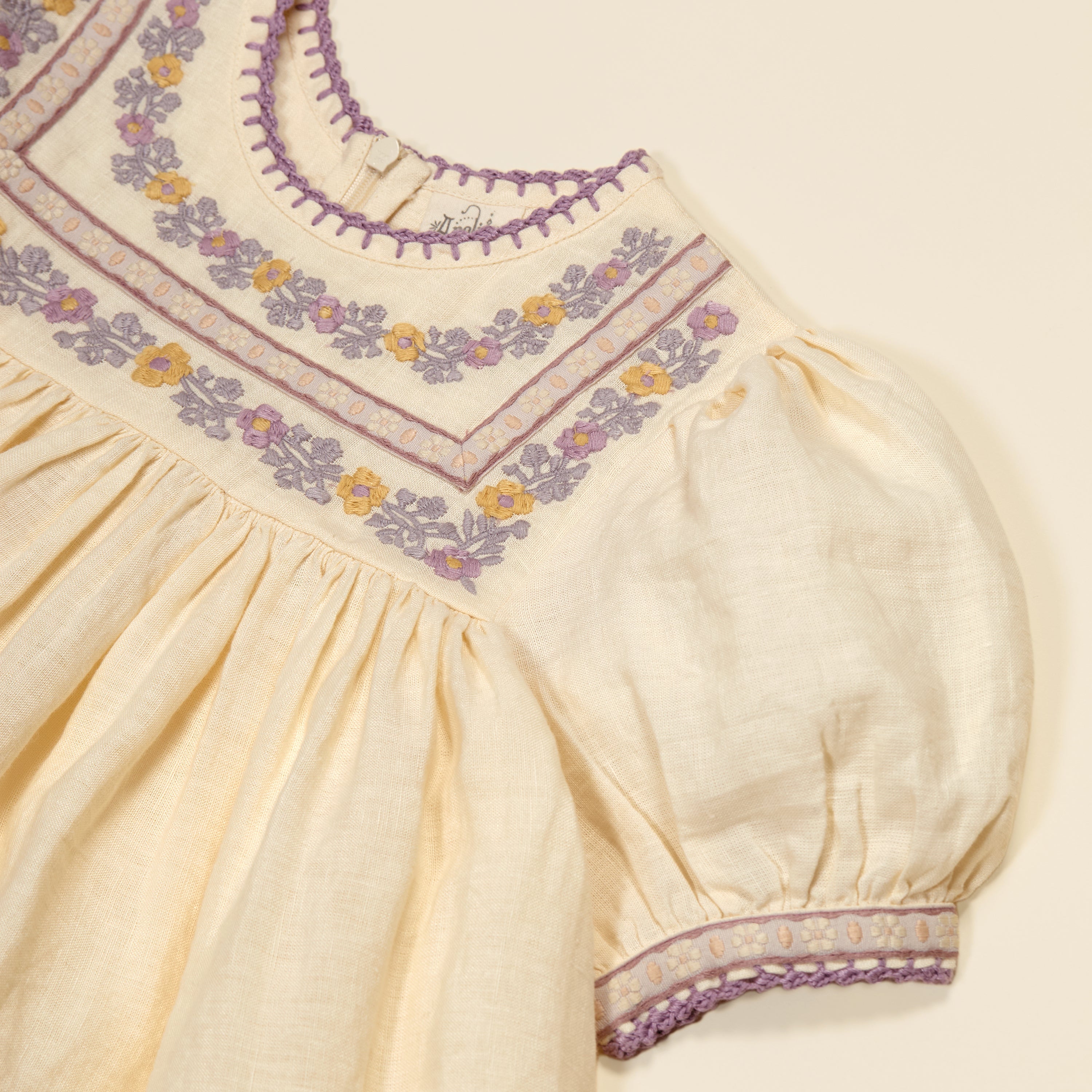 Apolina Stevie LS Dress - Milk-Cream – SMALL-FOLK
