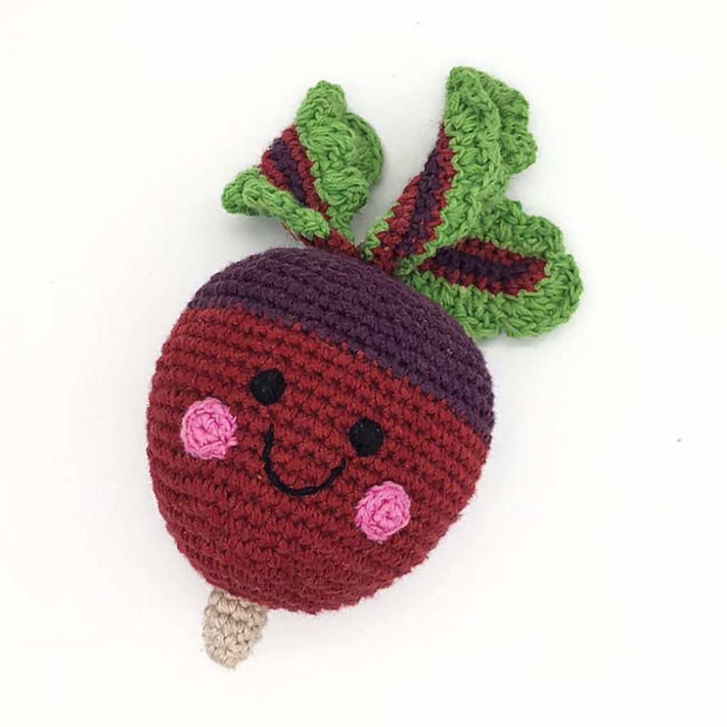 Pebblechild Beetroot Rattle