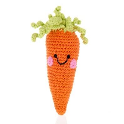 Pebblechild Carrot Rattle