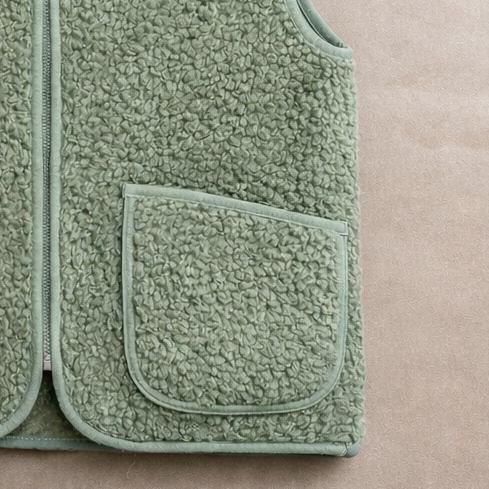 Coldbreaker Adult Pepitko Wool Gilet - Green