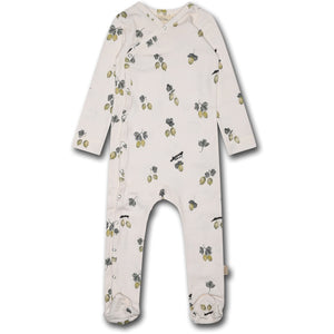Petit Piao Footed Romper - Gooseberry