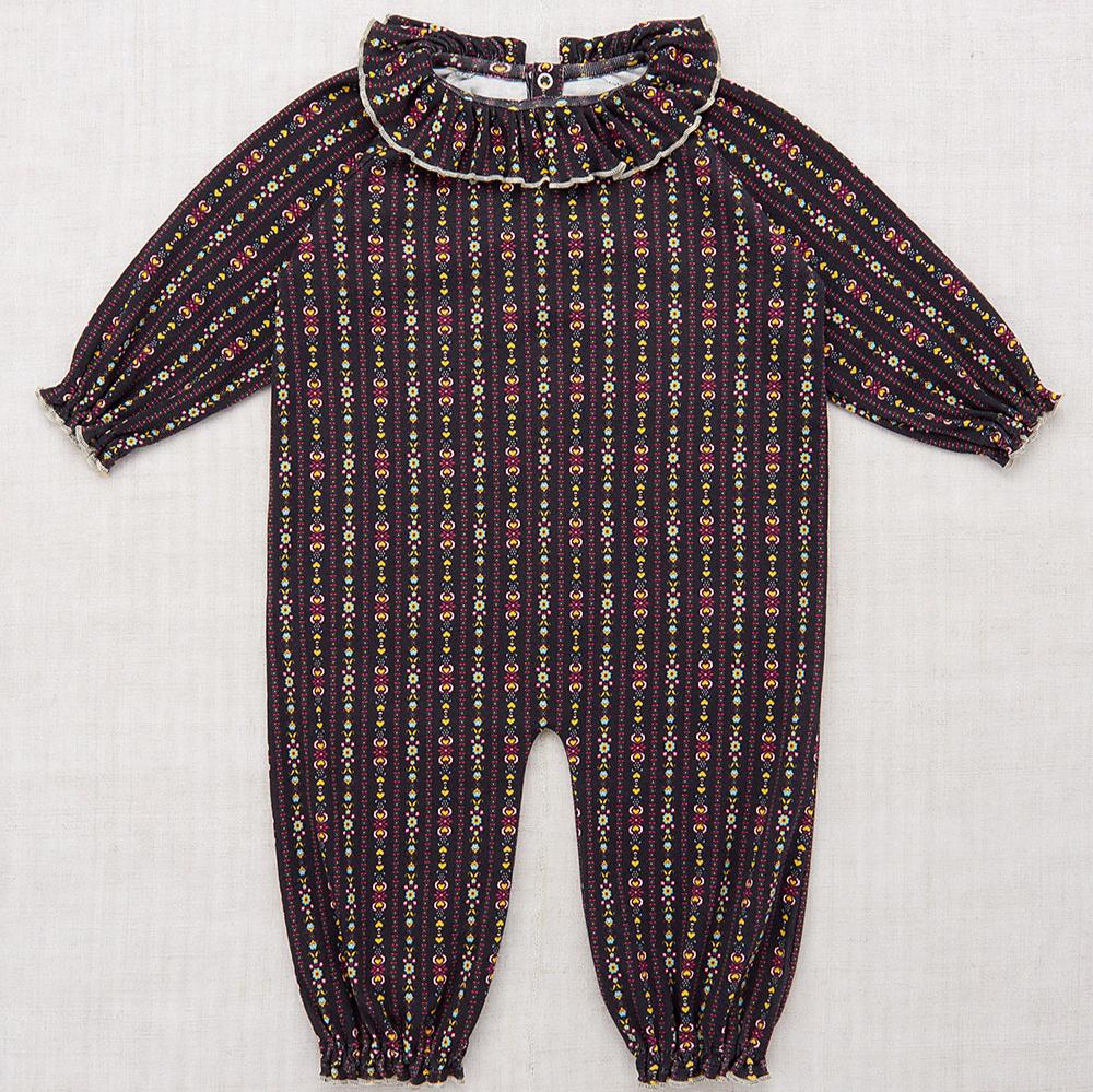 Misha & Puff Baby Pierrot Onesie - Licorice Bohemia