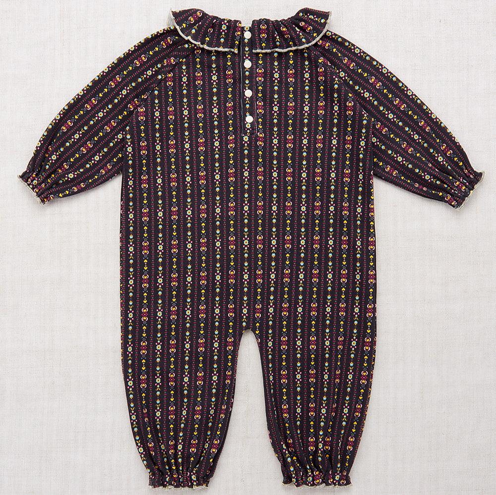 Misha & Puff Baby Pierrot Onesie - Licorice Bohemia