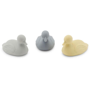 Konges Sløjd 3 Pondering Ducks Bath Toys - Quarry Blue Mix