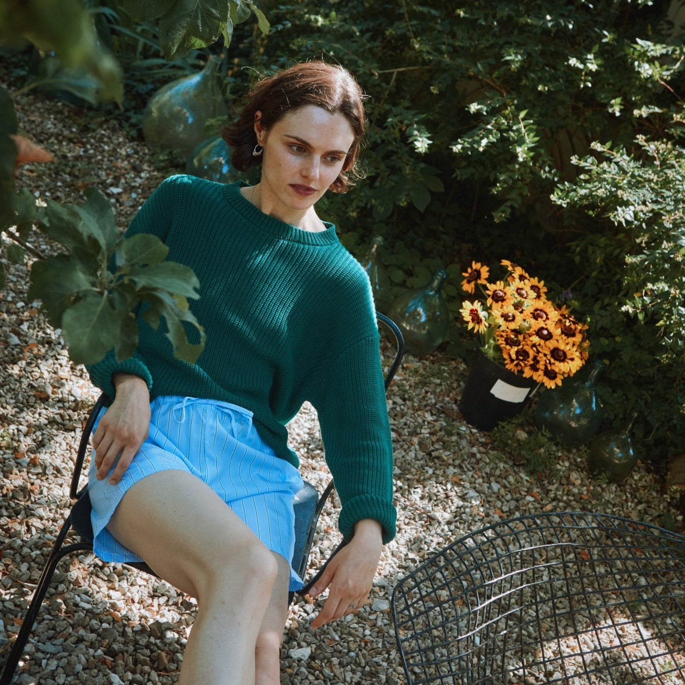 Poudre Organic Women's Pull Pissenlit - Grass Green