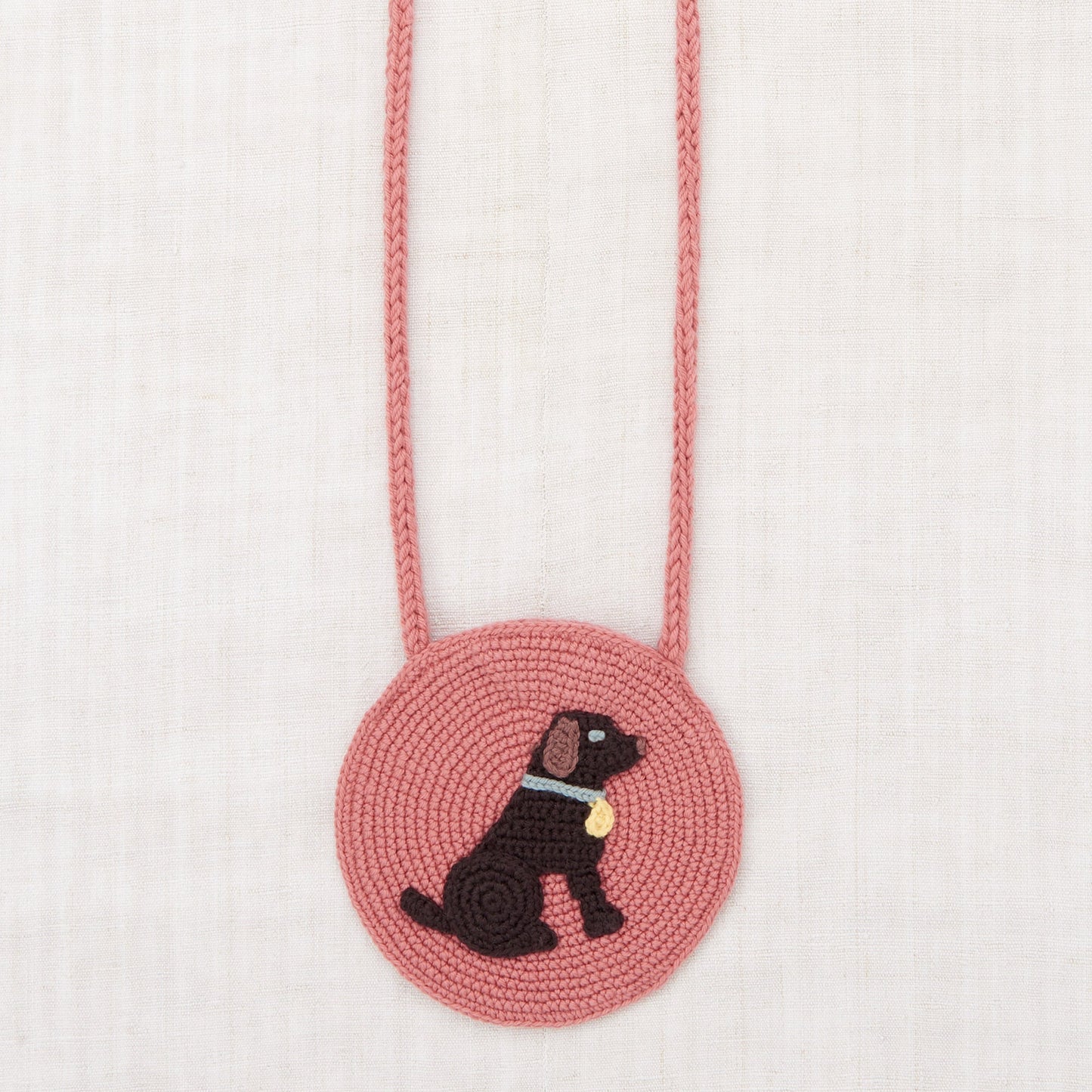 Misha & Puff Puppy Circle Bag - Rosewood