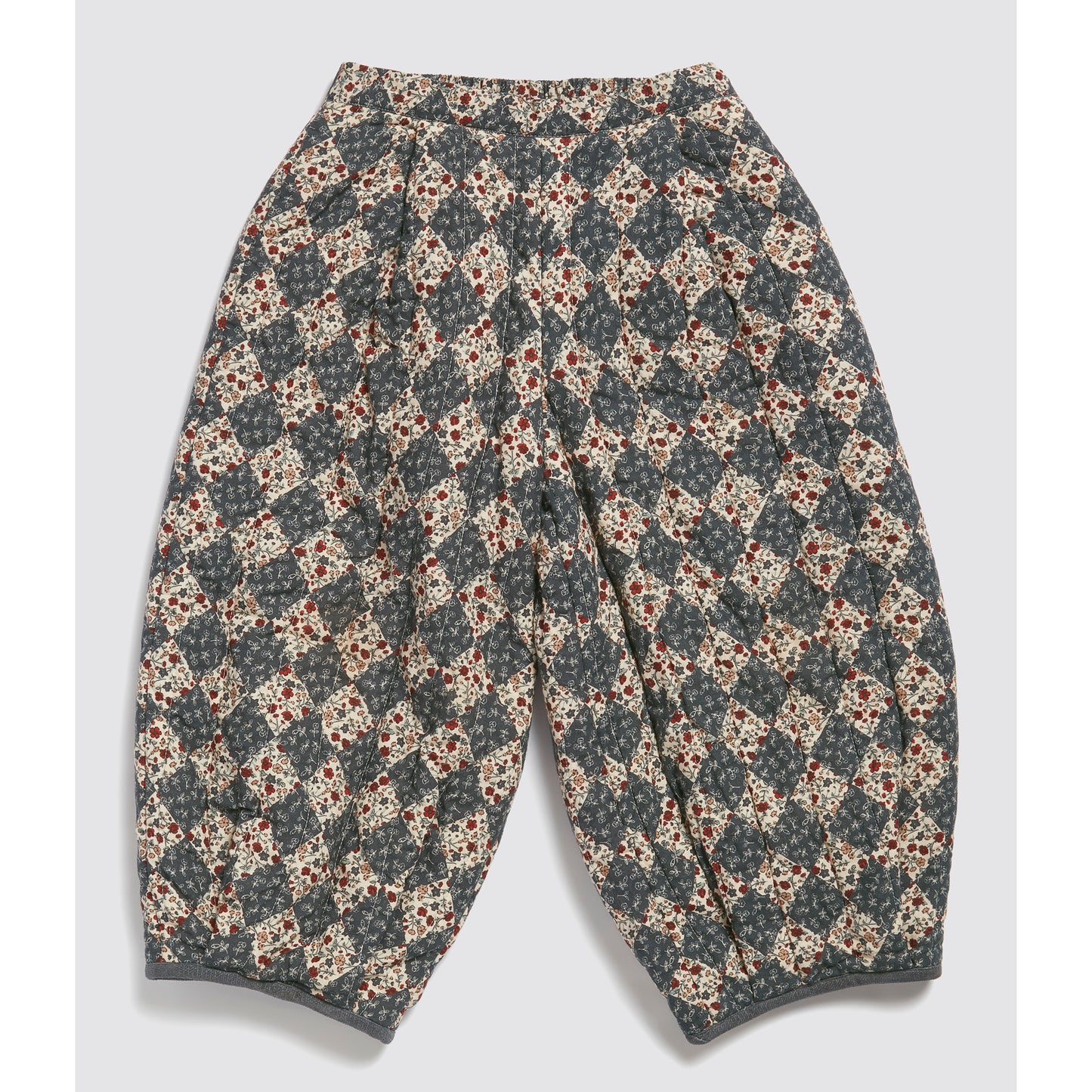 Little Cotton Clothes Quilted Jessica Trousers - Harlequin Floral