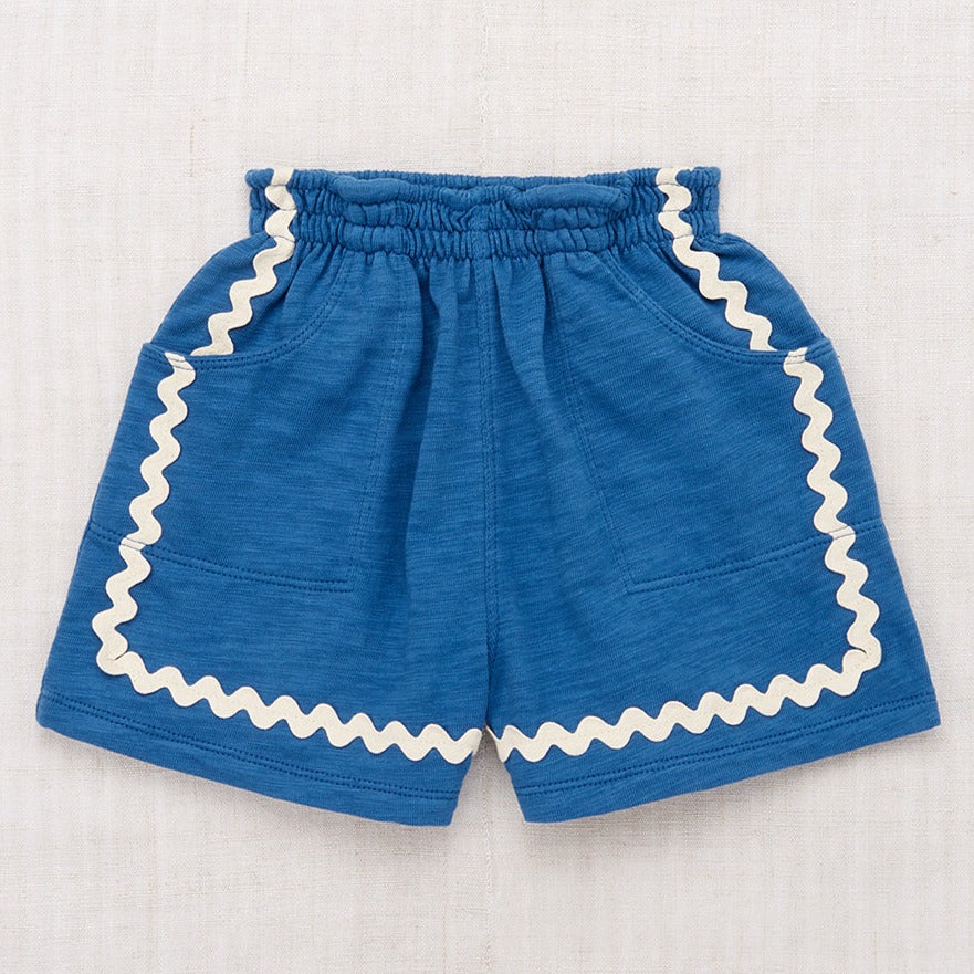 Misha & Puff Jumbo Rickrack Camp Short - Holland Blue