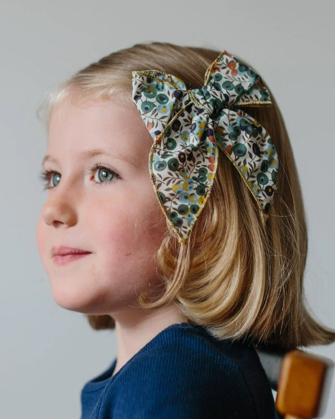  Runaround retro childrens floral hair accessories liberty fabric print