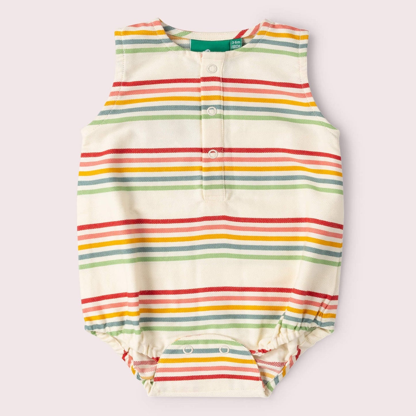 Little Green Radicals Cream Rainbow Bubble Body