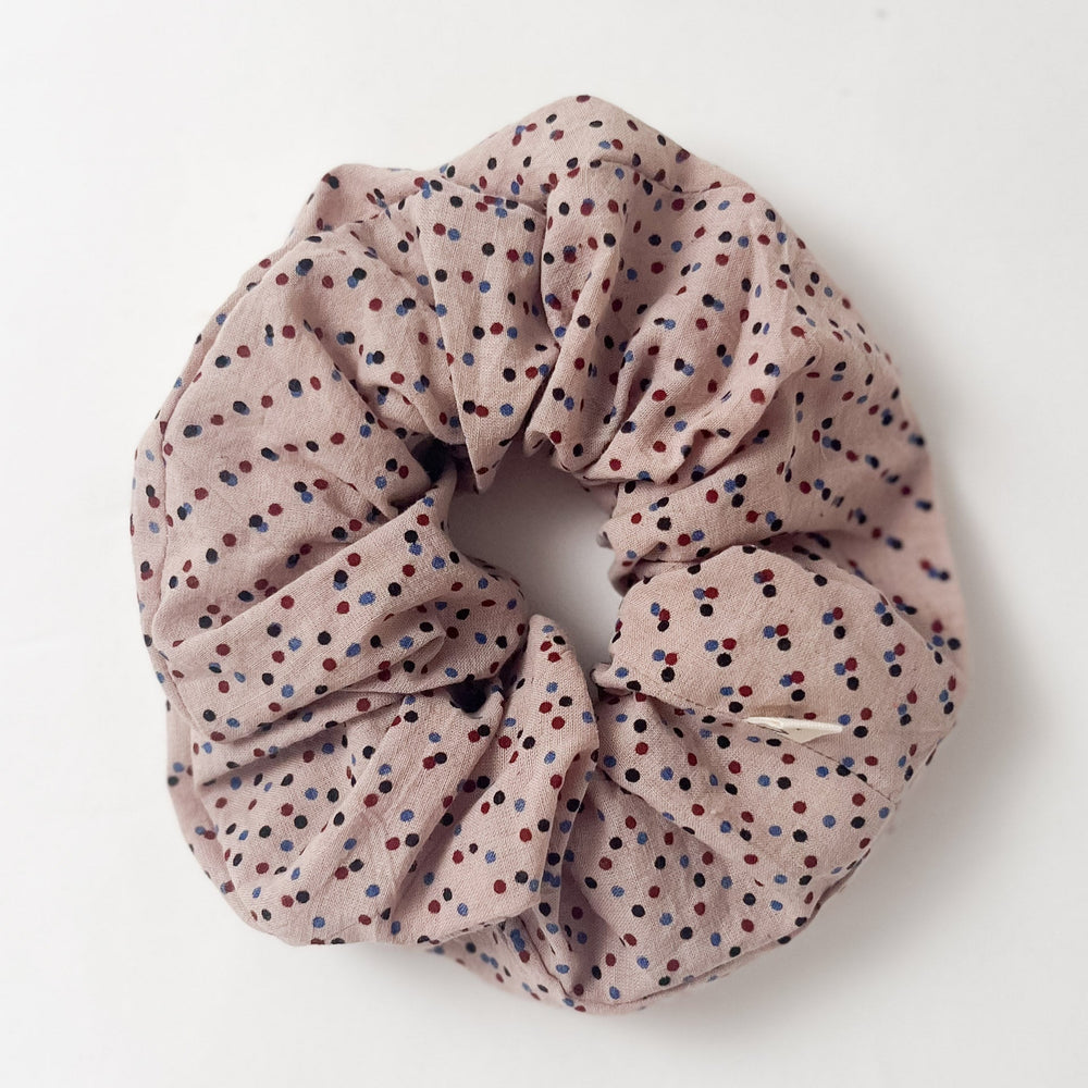 Vanessa Rose Large Hair Scrunchie - Paint Speckles