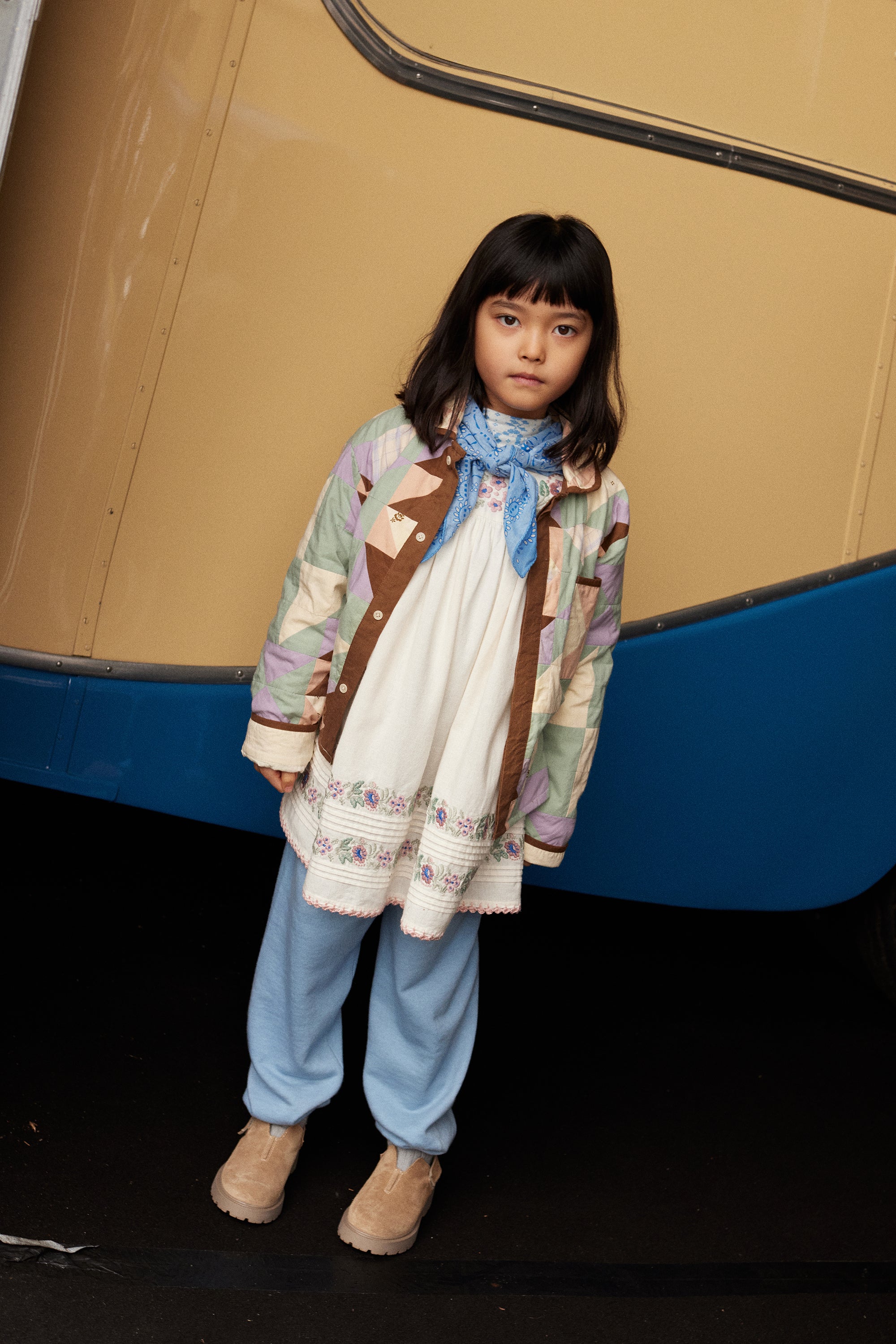 Apolina Stevie LS Dress - Milk-Cream – SMALL-FOLK