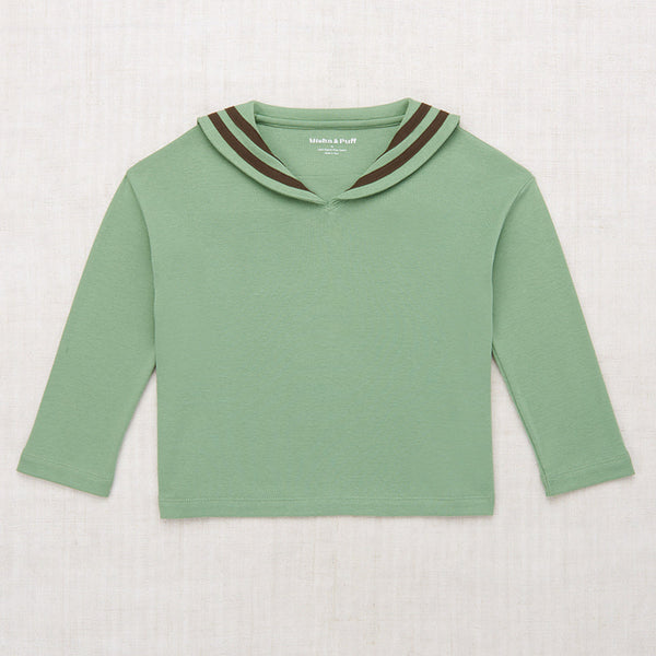 Misha & Puff Sailor Top - Oakmoss – SMALL-FOLK