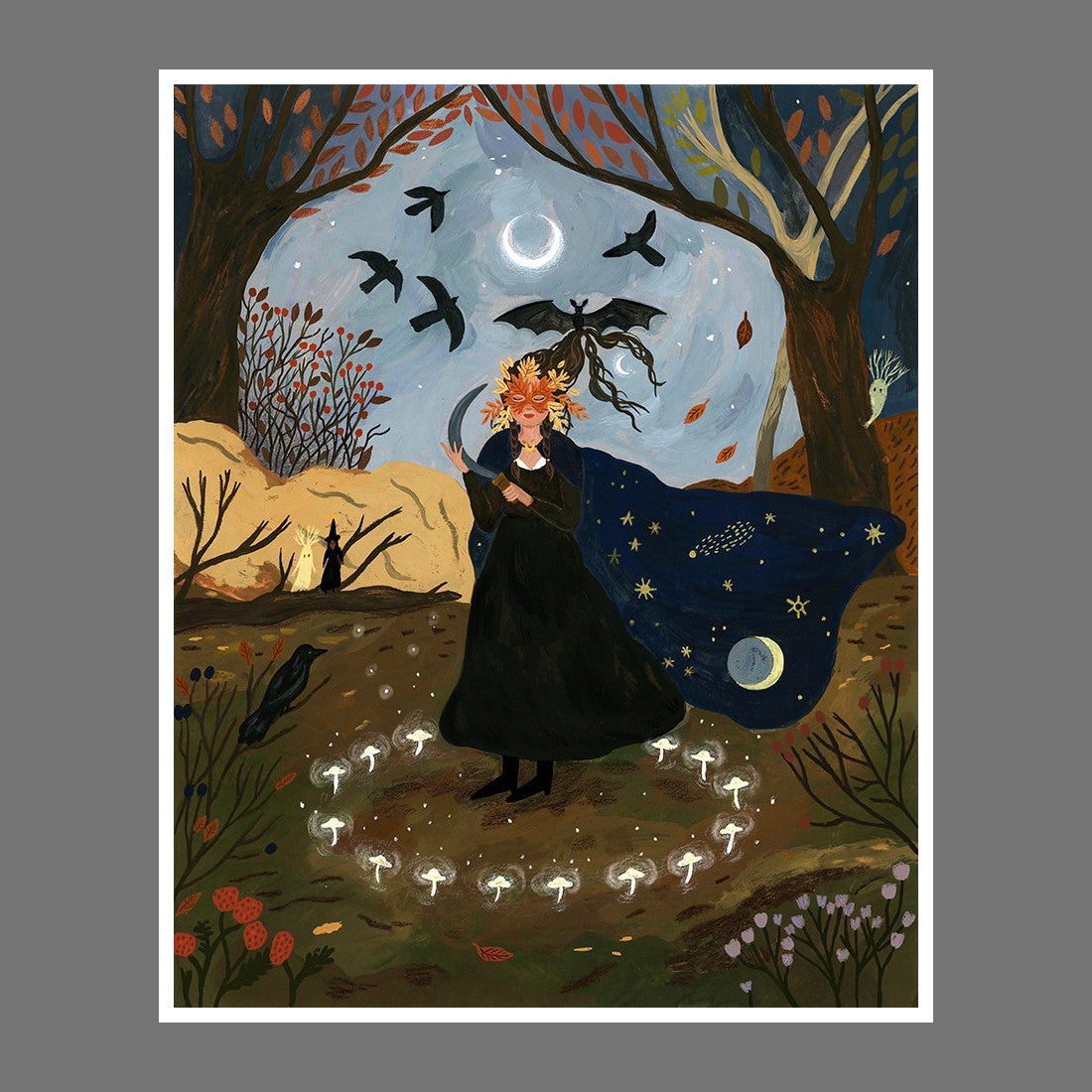 Tijana Lukovic Tijana Draws Samhain Print 19.5 x 26cm