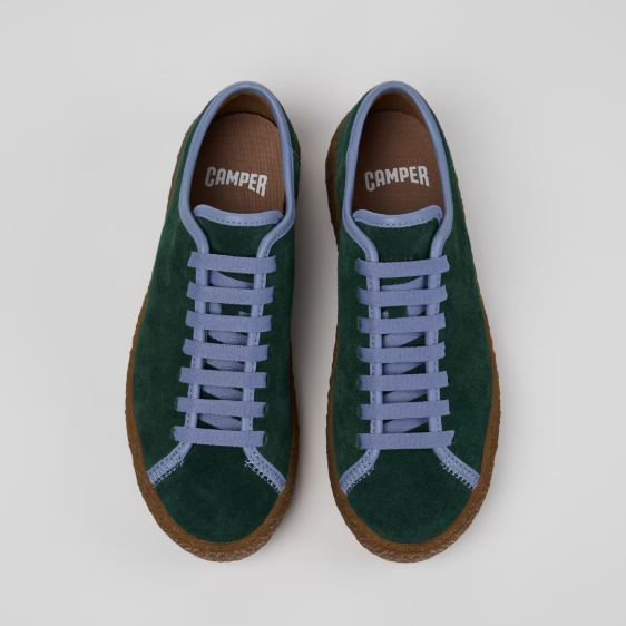 Camper Women's Peu Terreno - Green Nubuck