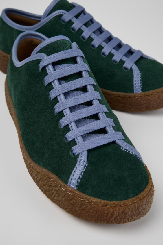 Camper Women's Peu Terreno - Green Nubuck