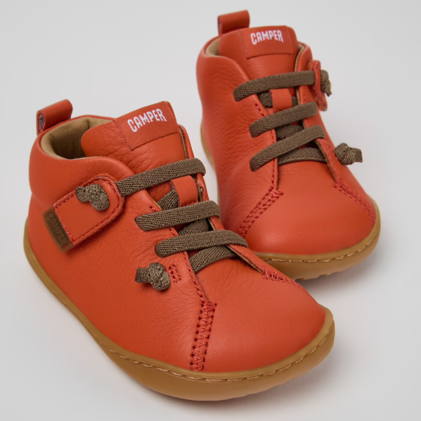 Camper Kids Peu Ankle Boots - Orange