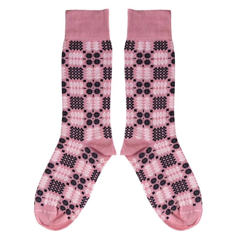 Mabli Adult Carthen Socks - Rosy