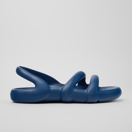 Camper Women's Kobarah Flat Sandal - Blue