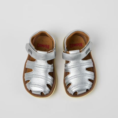 Camper Bicho First Sandals - Silver
