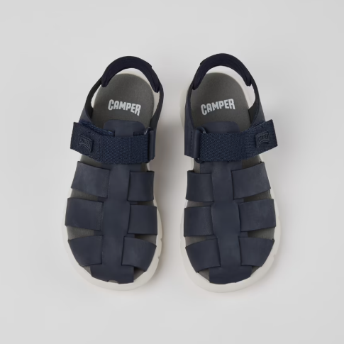 Camper Oruga Kids Sandals - Navy Blue