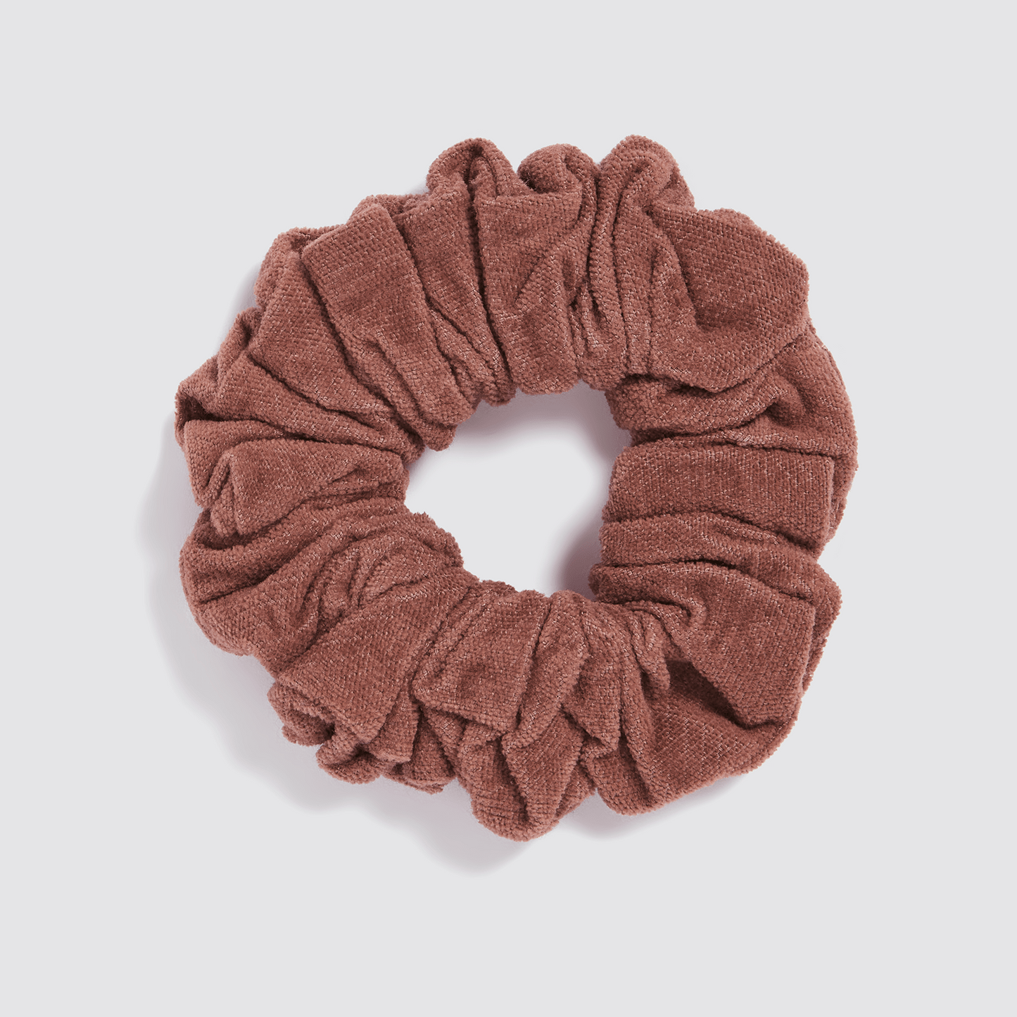 Little Cotton Clothes Organic Cotton Scrunchie - Nutmeg Velvet