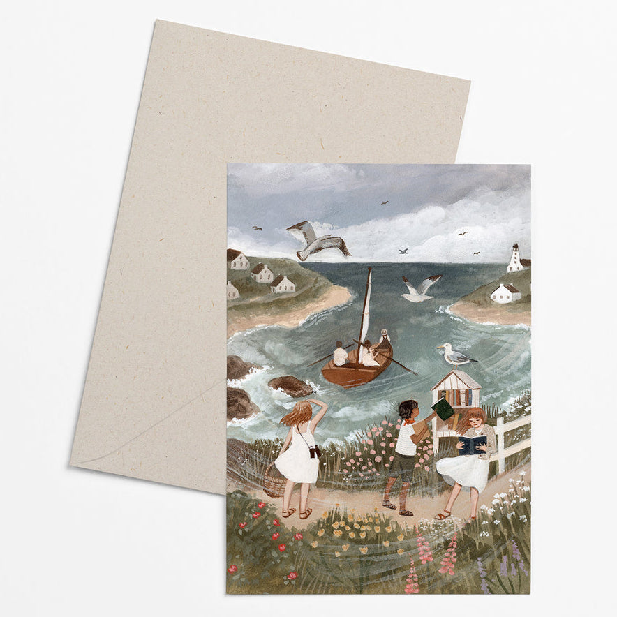 Robin Pieterse Seaside Greeting Card