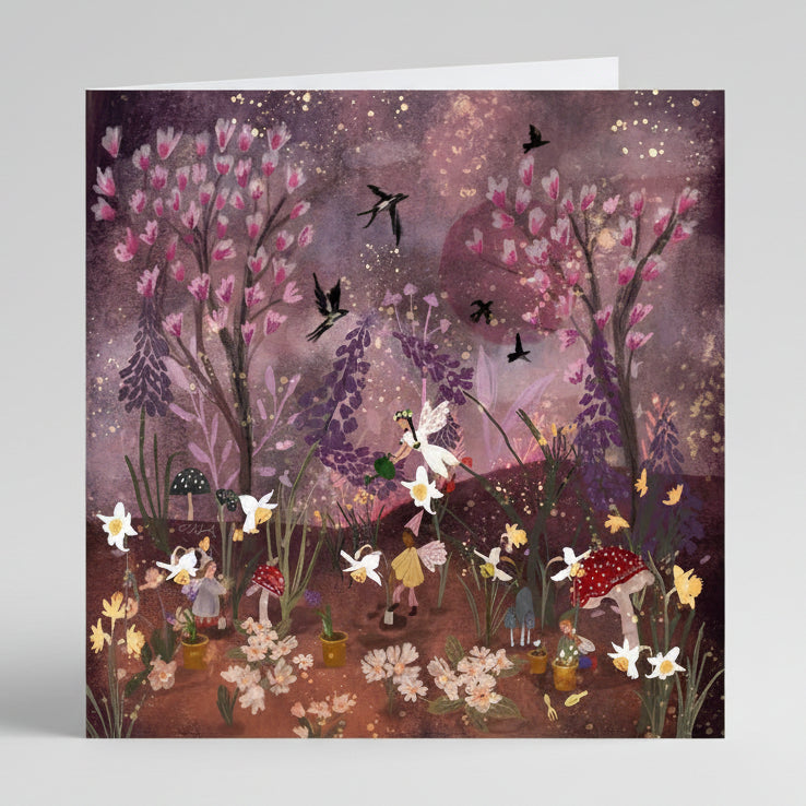 Metta & Magic Sowing Seeds Luxury Handmade Greeting Card