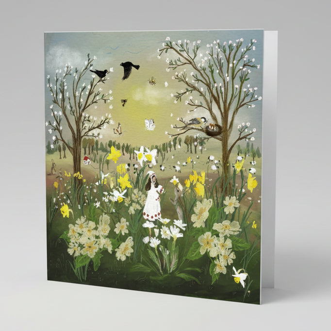 Metta & Magic Spring Equinox Luxury Handmade Greeting Card