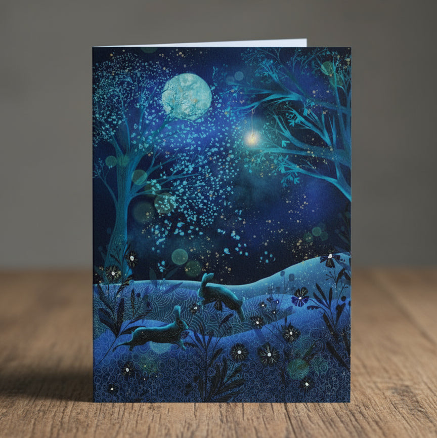 Metta & Magic Star Bright Luxury Handmade Greeting Card