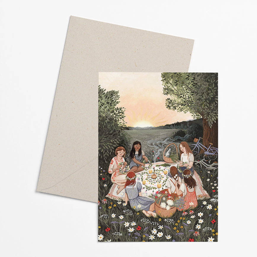 Robin Pieterse Summer Solstice Greeting Card
