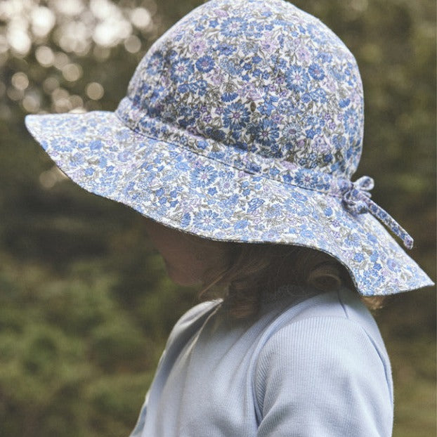 Huttelihut Cotton Summer Hat - May Field Liberty