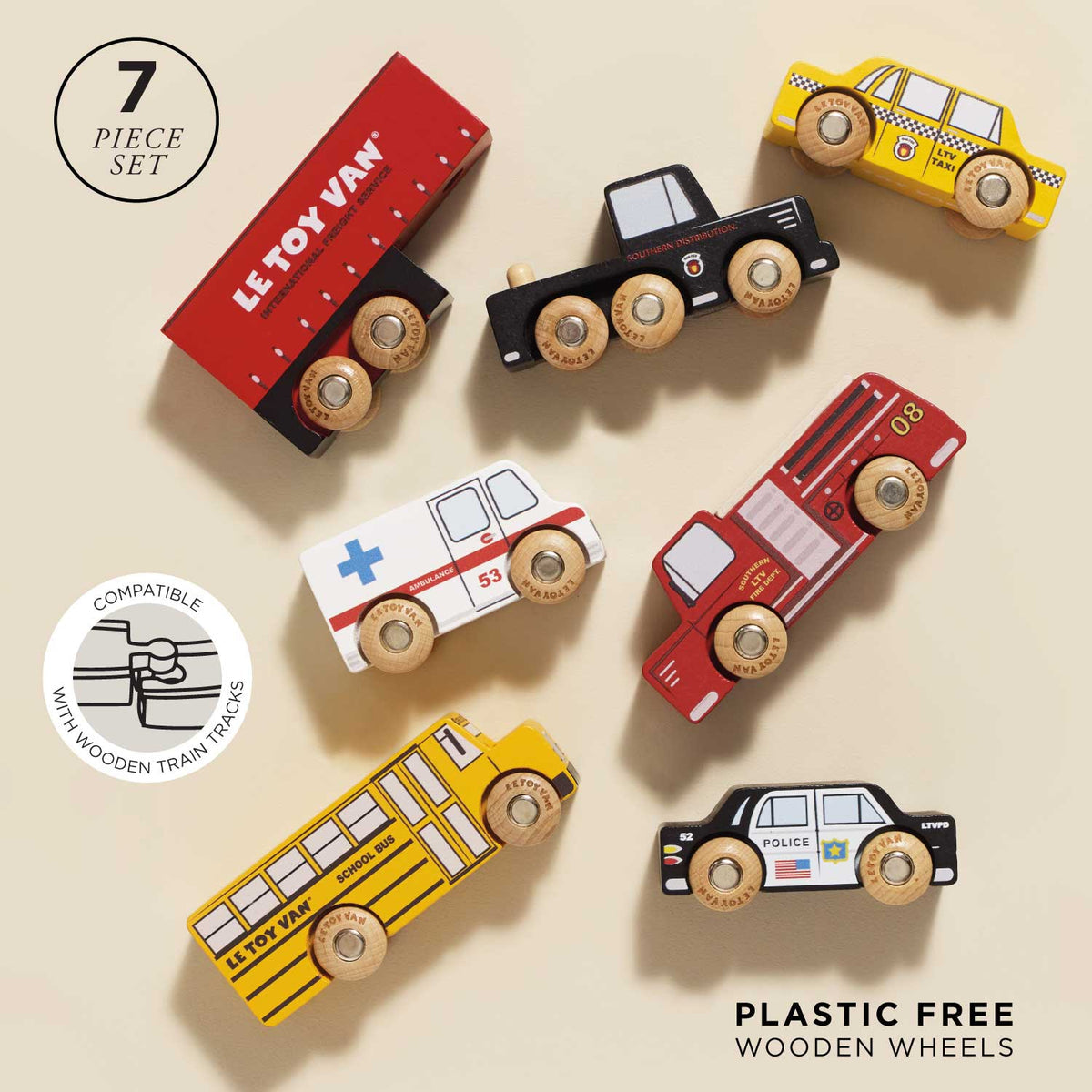 Le Toy Van American Toy Car Set
