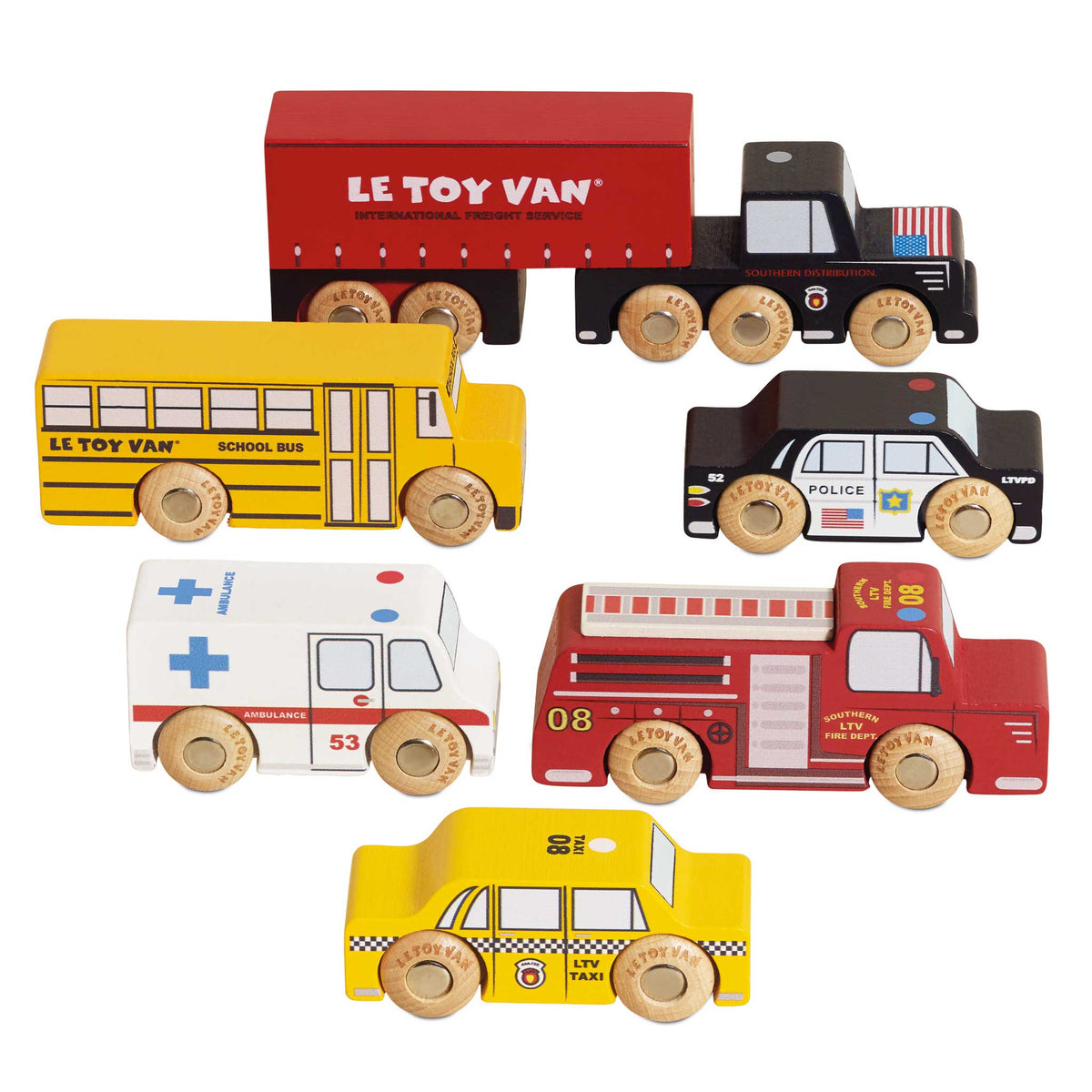 Le Toy Van American Toy Car Set