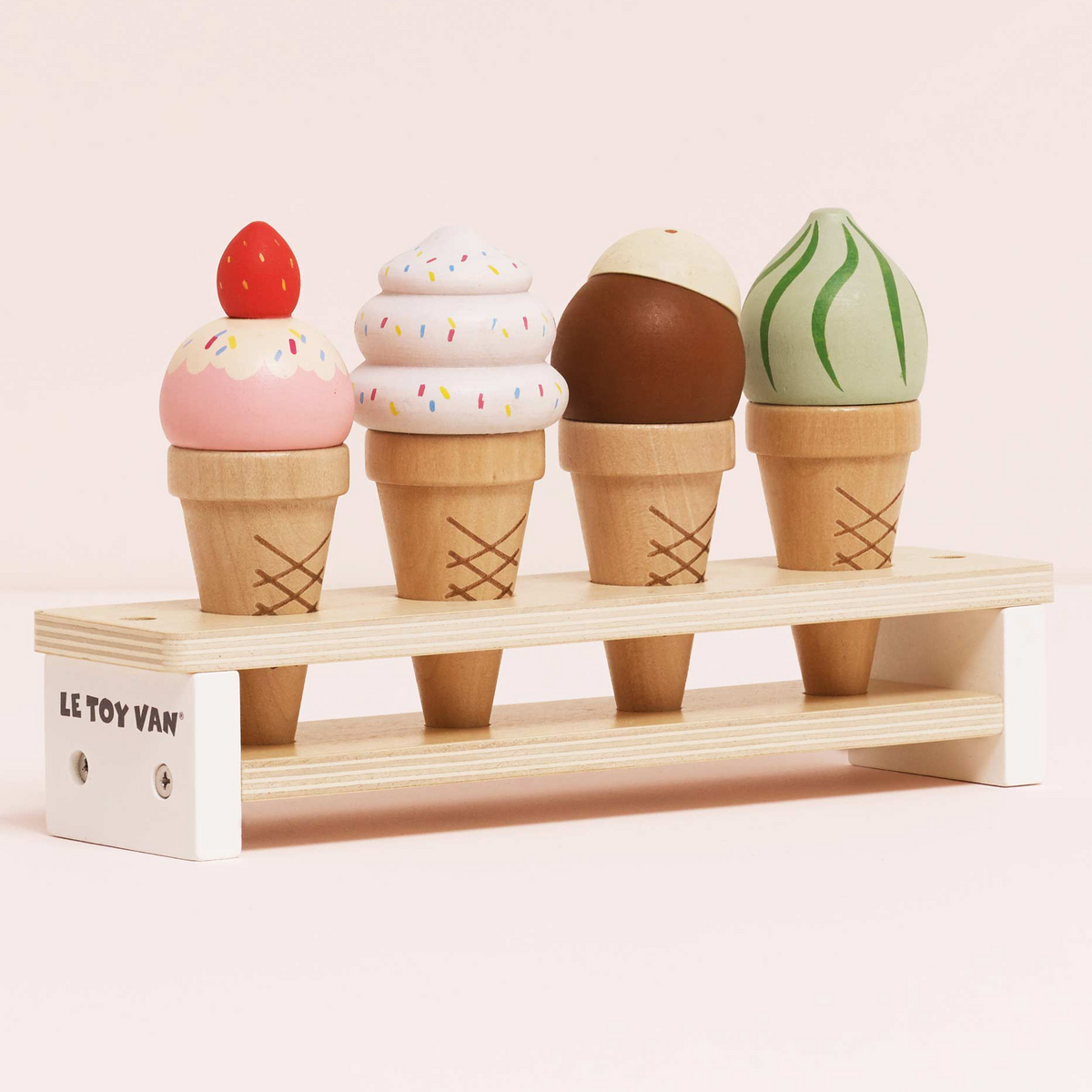 Le Toy Van Wooden Ice Cream Cones Set