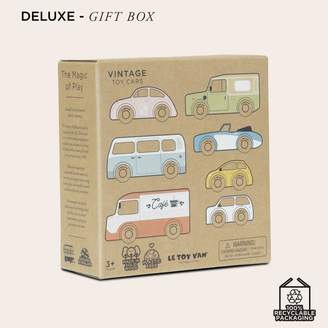 Le Toy Van 7 x Vintage Toy Cars