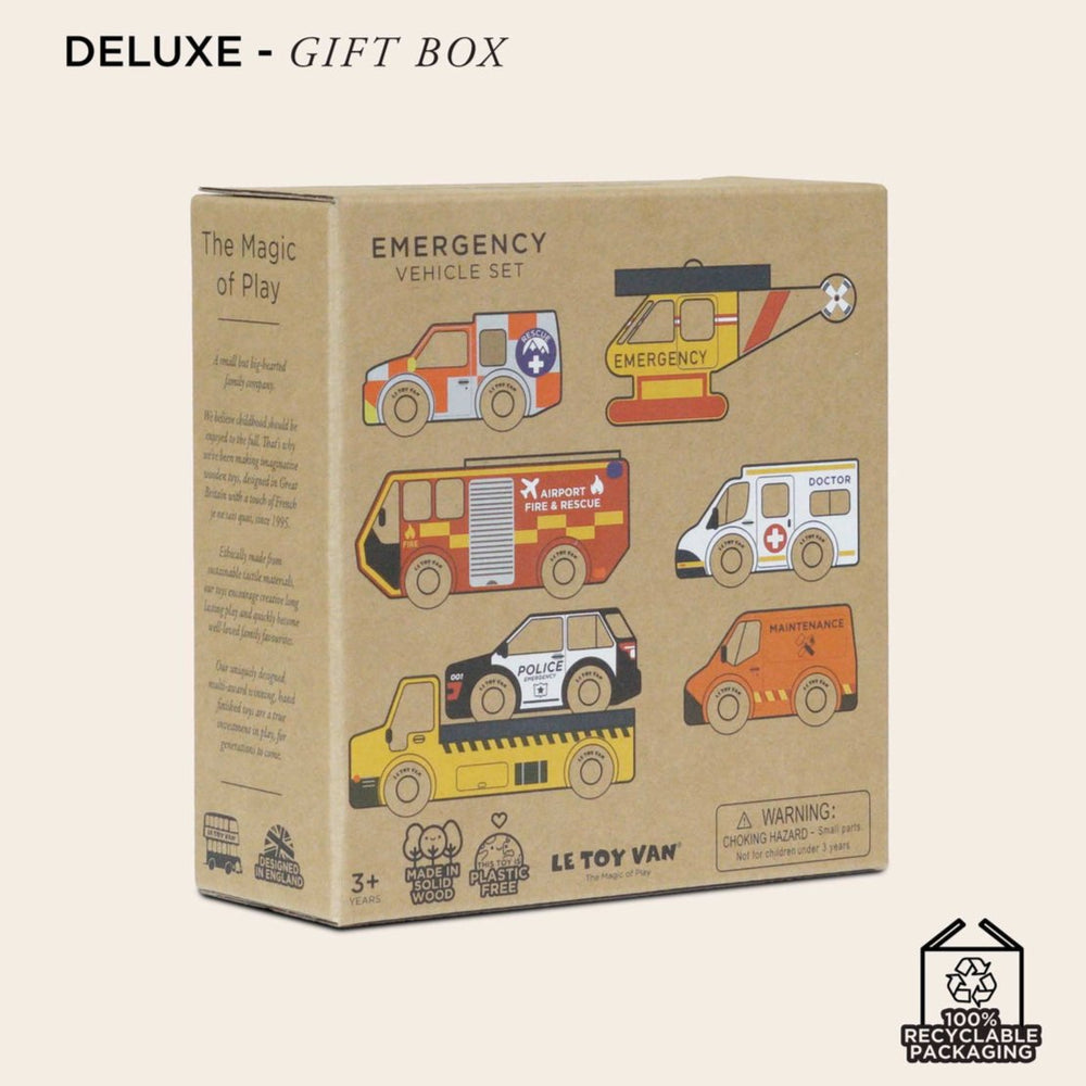 
                  
                    Le Toy Van 7 x Emergency Helicopter & Rescue Cars
                  
                