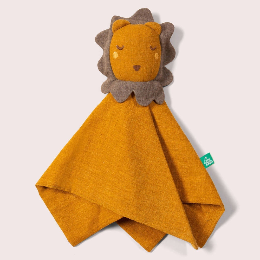 Little Green Radicals Lion Organic Baby Comforter Toy