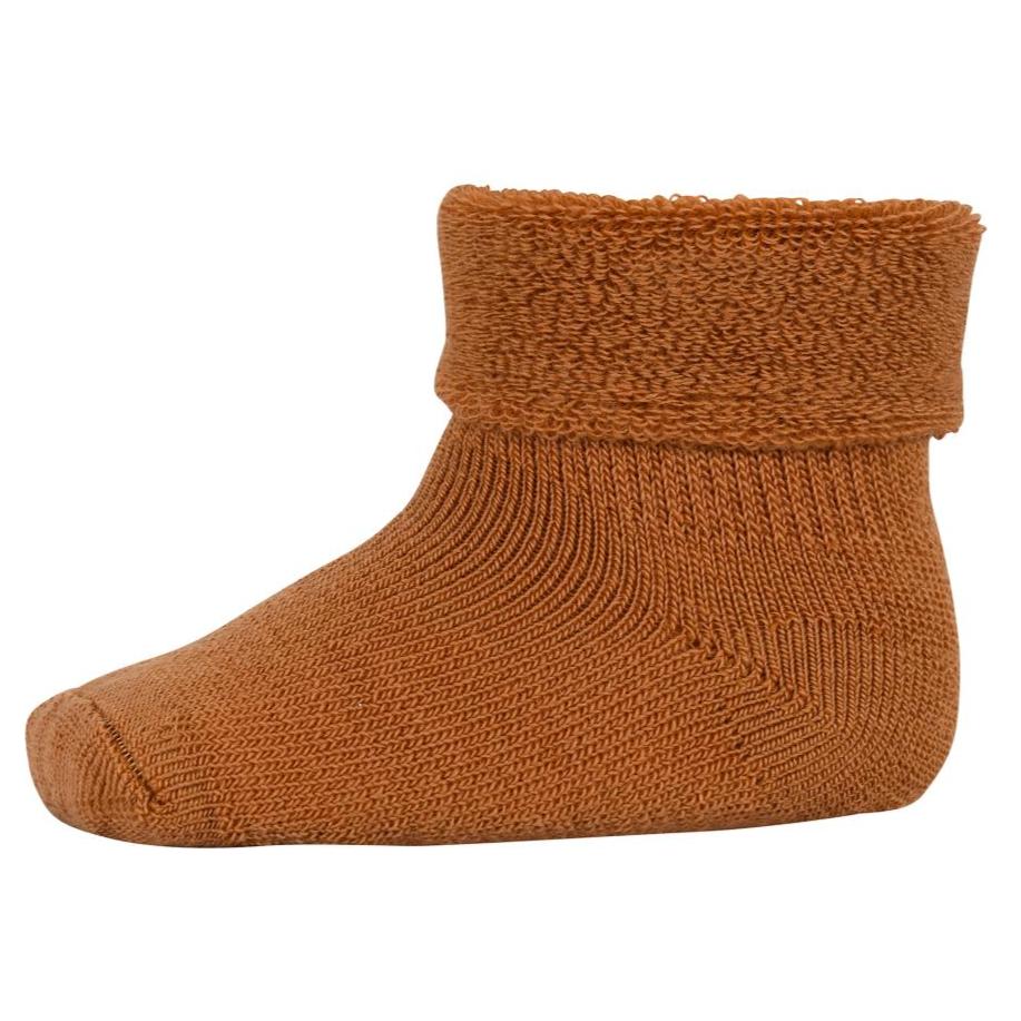 MP Denmark Wool Terry Ankle Socks - Meerkat