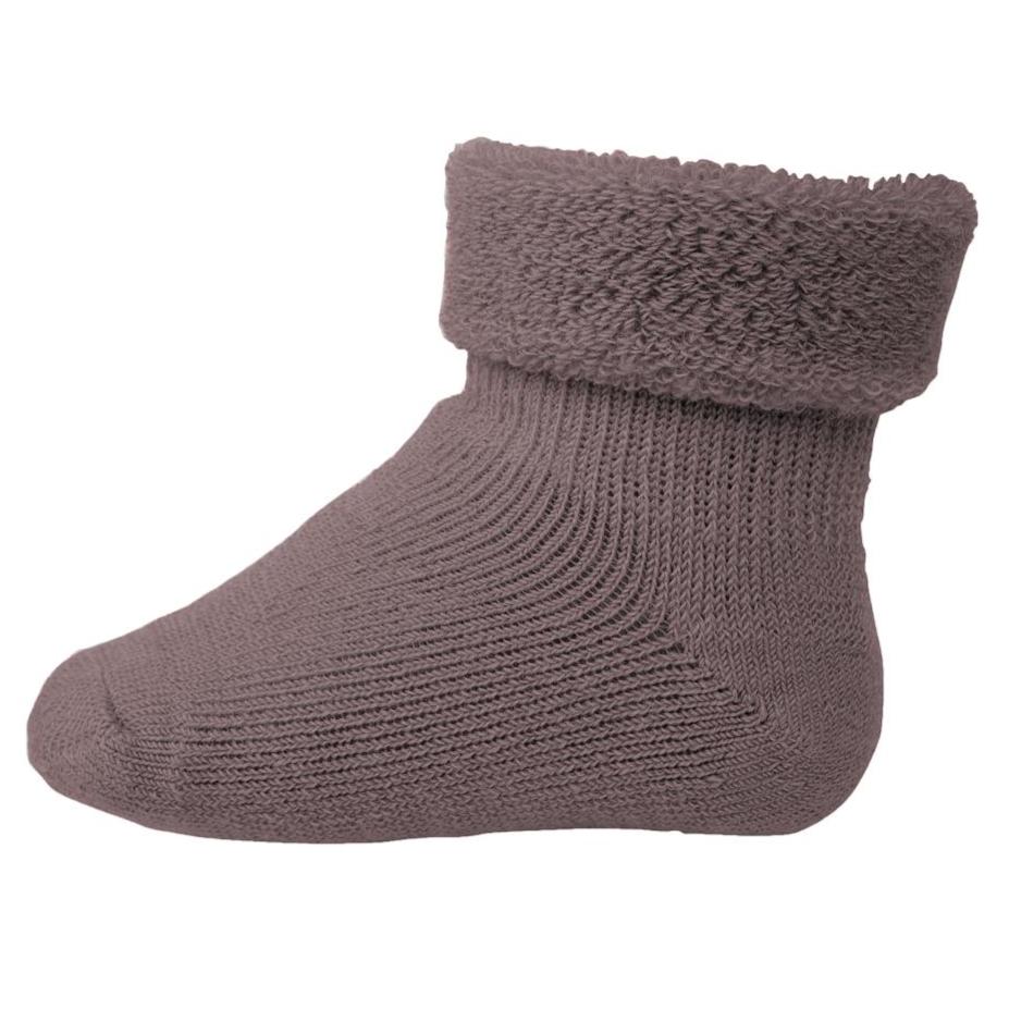 MP Denmark Wool Terry Ankle Socks - Dark Purple Dove